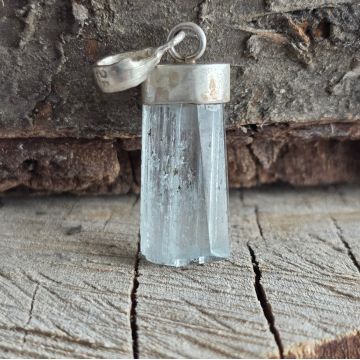 Pandantiv acvamarin argint model 8