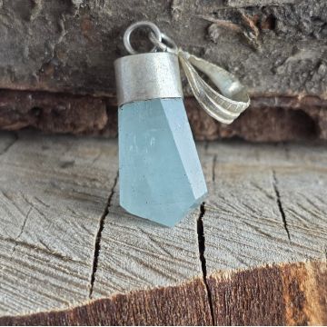 Pandantiv acvamarin argint model | Model 9