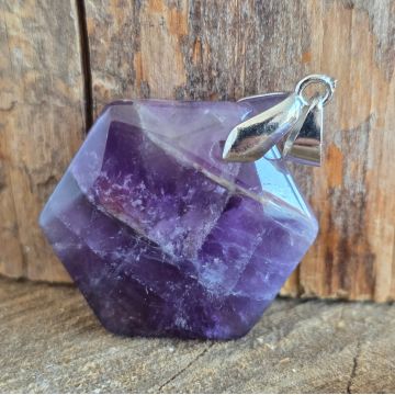 Pandantiv ametist | Hexagon