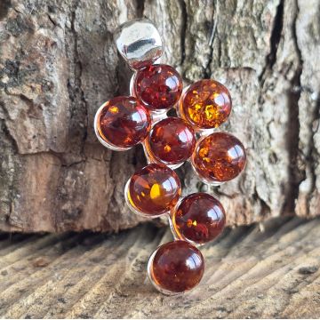 Pandantiv argint cu chihlimbar | Amber49