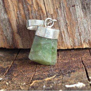 Pandantiv argint granat verde| Model 1