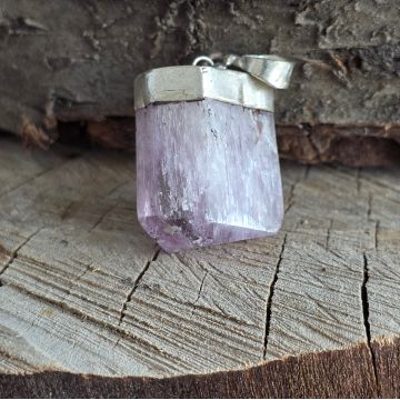 Pandantiv argint kunzit m2