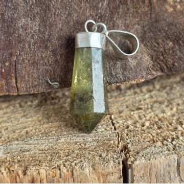 Pandantiv argint peridot | Model 1