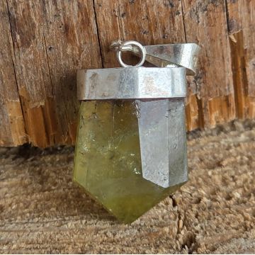 Pandantiv argint peridot | Model 5