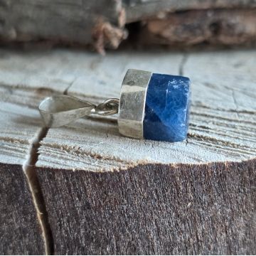 Pandantiv argint safir | Model 3