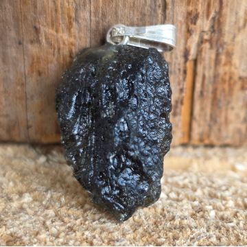 Pandantiv moldavit din argint | Model 13