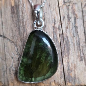 Pandantiv moldavit din argint | Model 16