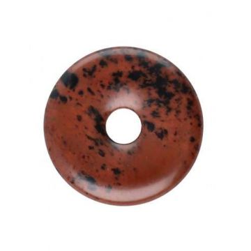 Pandantiv piatra pi obsidian mahon DONUT S