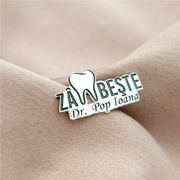 Pin Zambeste - persoalizat cu nume – Argint 925