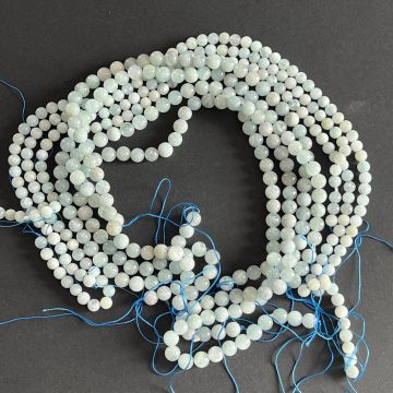 Sirag margele pietre semipretioase sfere ACVAMARIN