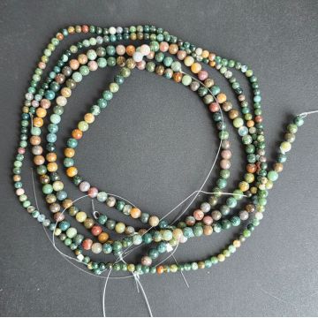 Sirag margele pietre semipretioase sfere AGAT INDIAN | Model 2