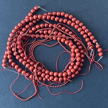 Sirag margele pietre semipretioase sfere JASP ROSU