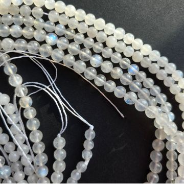 Sirag margele pietre semipretioase sfere PIATRA LUNII CURCUBEU