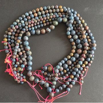 Sirag margele pietre semipretioase sfere RUBIN si SAFIR