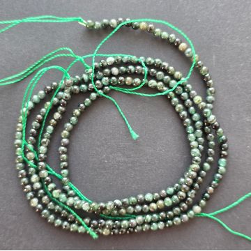 Sirag margele pietre semipretioase sfere SMARALD calitate A