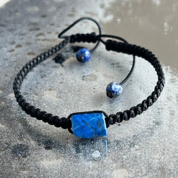 Brățară lapis lazuli ajustabila | Knotted