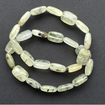 Brățară prehnit discuri rotunde 10x14x5mm