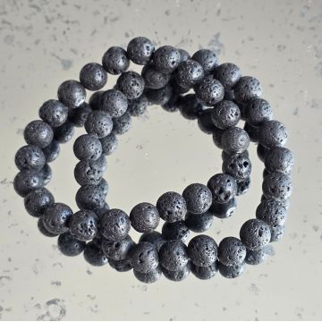 Bratara lava stones 8mm