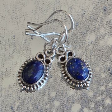 Cercei argint lapis lazuli | Marquise 1