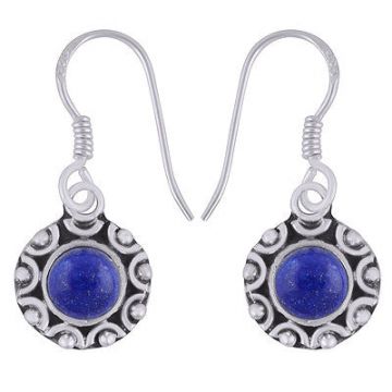 Cercei argint lapis lazuli | Marquise 2