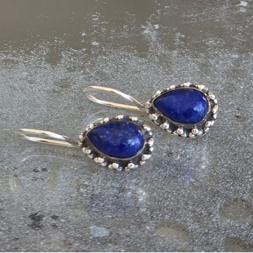 Cercei argint lapis lazuli | Marquise 4