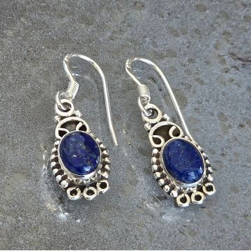 Cercei argint lapis lazuli | Marquise 5