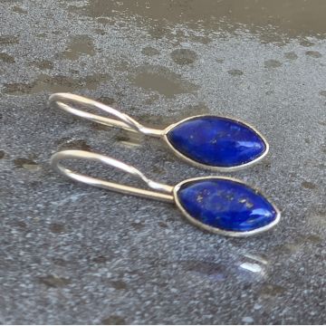 Cercei argint lapis lazuli | Marquise 6