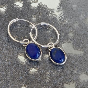 Cercei argint lapis lazuli | Marquise 7