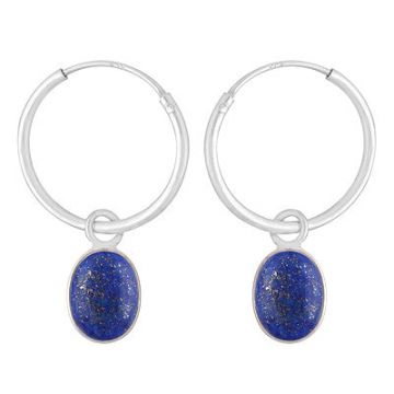 Cercei argint lapis lazuli | Marquise 7