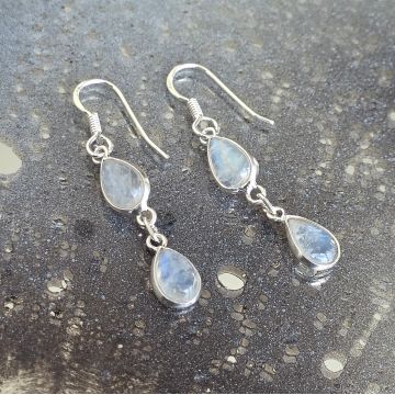 Cercei argint piatra lunii | Belize