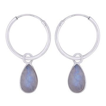 Cercei argint piatra lunii | Marquise 2