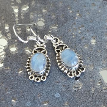 Cercei argint piatra lunii | Marquise 4