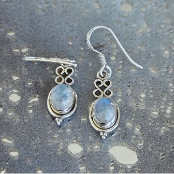 Cercei argint piatra lunii | Marquise 5