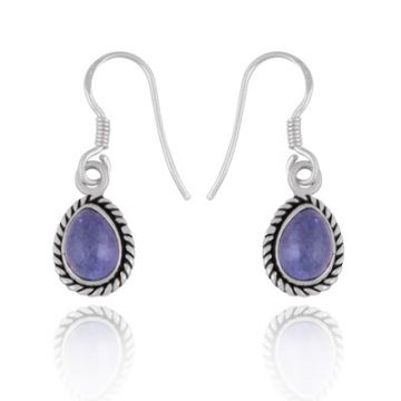 Cercei argint tanzanit | Marquise 2