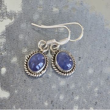 Cercei argint tanzanit | Marquise 3