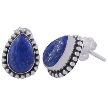 Cercei stud argint lapis lazuli | Blue 1