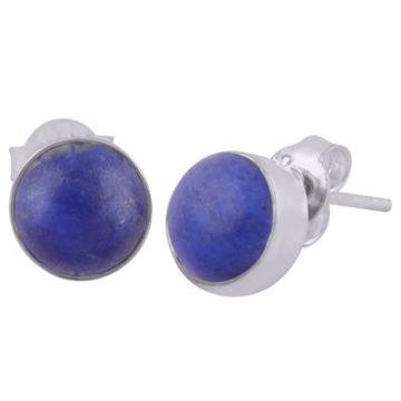 Cercei stud argint lapis lazuli | Blue 2