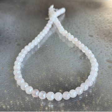 Colier cuart roz aura Love #336