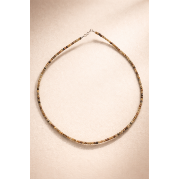 Colier din argint 925 cu pietre de granat verzi | Verde Sotto - Default Title