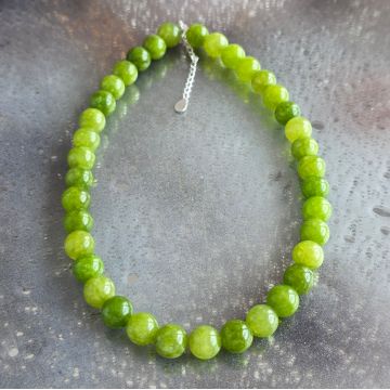 Colier jad verde Nara #354