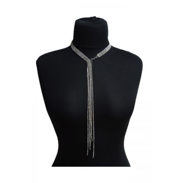 Colier Lavalier cu pietre semipretioase, la baza gatului, CL011