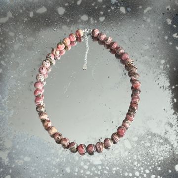 Colier rodocrozit Love #328