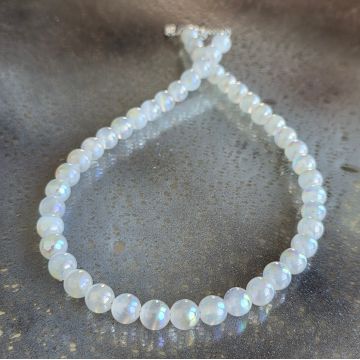 Colier selenit aura Purity # 329