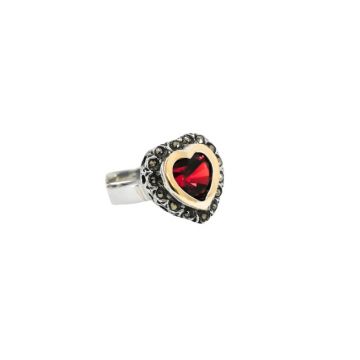 Inel Argint Marcasite - Iubire