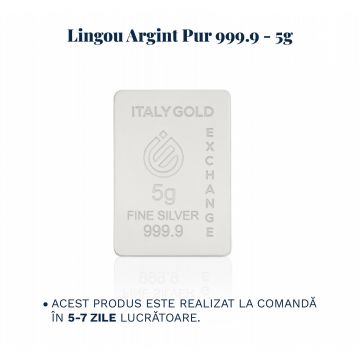 Lingou Argint Pur 999.9 de 5g Personalizat