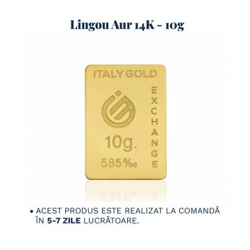 Lingou Aur 14K de 10g Personalizat
