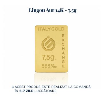 Lingou Aur 14K de 7.5g Personalizat