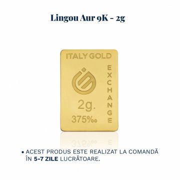 Lingou Aur 9K de 2g Personalizat Lingou Aur 9K de 2g Personalizat