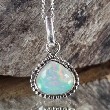 Pandantiv argint opal etiopian | Model 5
