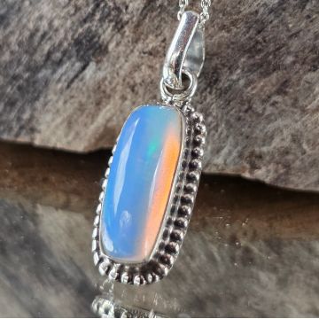 Pandantiv argint opal etiopian | Model 7